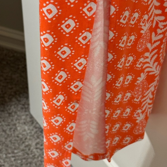 ✨Brand New Lilly Pulitzer Ulla Maxi Dress in Vibrant Orange and White Dress✨ - Picture 10 of 16